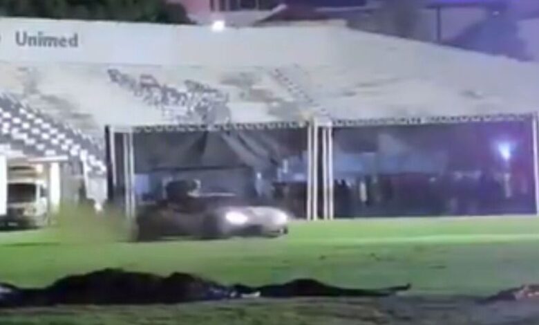 MC Ryan é preso após manobra arriscada em gramado