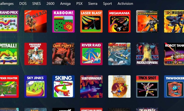 Xbox adiciona 50+ jogos retro da Activision ao Game Pass