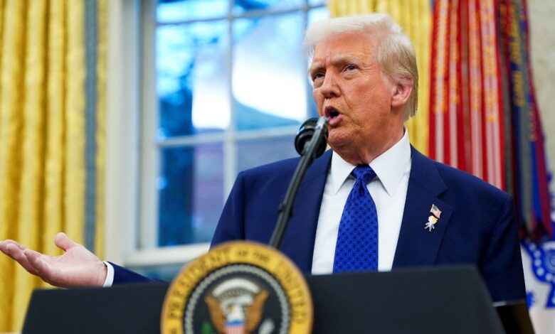 Trump afirma avanço no mercado após 1º dia de negociações com China