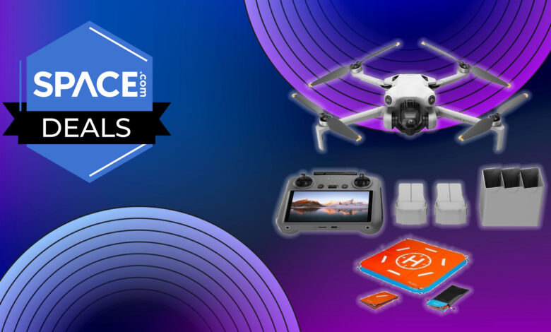 DJI anuncia drone Mini 4 Pro com desconto em missão espacial