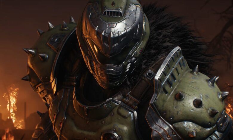 Doom Eternal permite troca de skins do Slayer em 2023