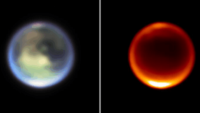 NASA registra imagens de nuvens na órbita de Titan