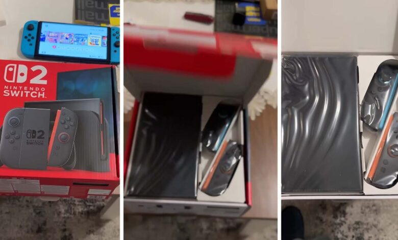 Switch 2 tem unboxing polêmico e patch necessário no dia um