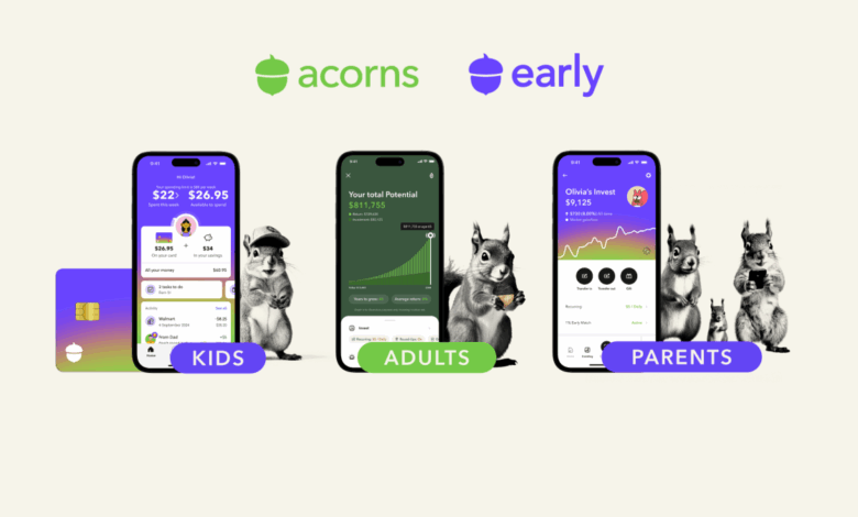 Acorns adquire plataforma de patrimônio familiar EarlyBird
