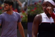 Carlos Alcaraz e Coco Gauff garantem vitórias no Itália Open