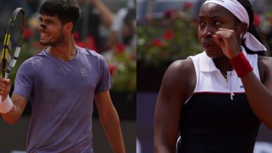 Carlos Alcaraz e Coco Gauff garantem vitórias no Itália Open