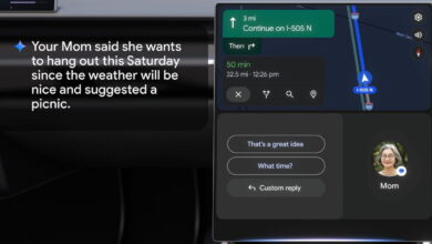 Gemini no Android Auto pode ser seu gadget auxiliar manos livres