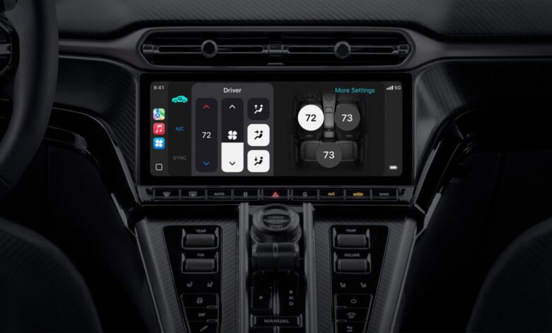 Aston Martin lança EV com novo software CarPlay Ultra da Apple