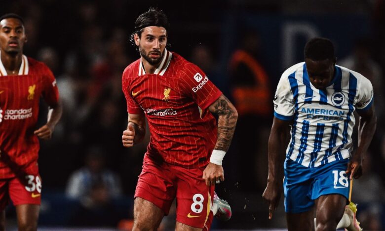 Brighton vence Liverpool e mantém sonho europeu vivo