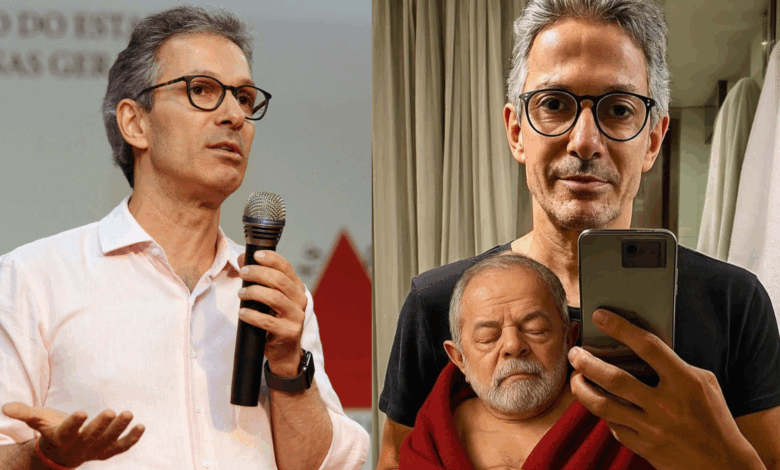Zema provoca governo ao postar imagem de Lula bebê reborn
