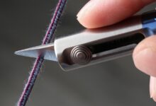 Design inova com lâmina de titânio 16g para EDC