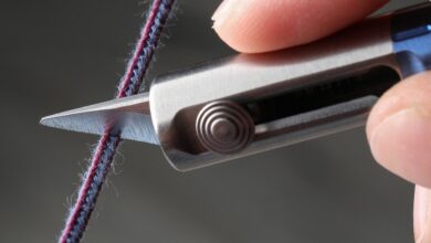 Design inova com lâmina de titânio 16g para EDC