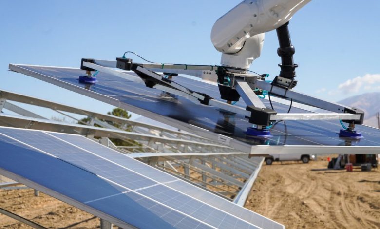 Cosmic Robotics acelera instalação de painéis solares em cleantech