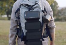 Design sustentável: power bank com 6 painéis solares expansíveis
