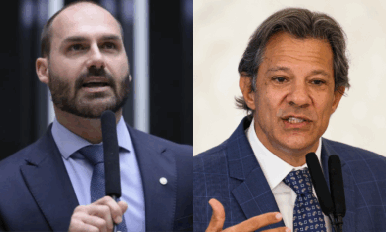 Paraná Pesquisas indica Eduardo Bolsonaro e Haddad favoritos ao Senado em SP