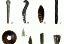 Obsidian artifacts from Tenochtitlan. Image credit: Mirsa Islas / PTM-INAH.
