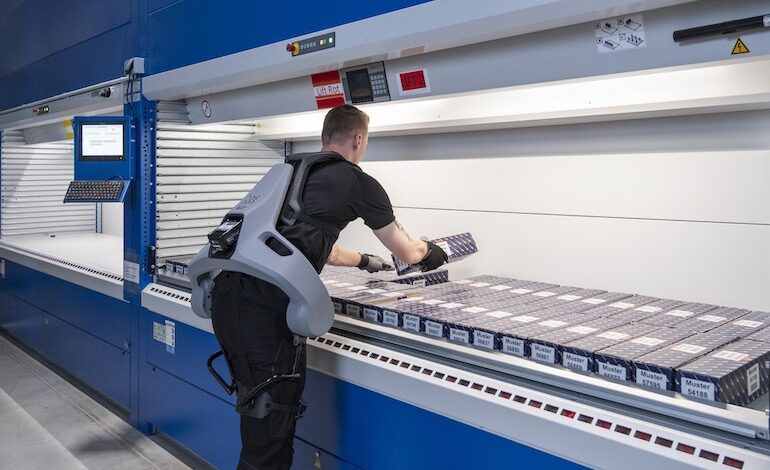 German Bionic apresenta exoesqueleto industrial com AI