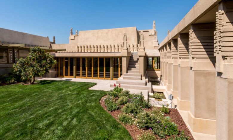 Hollyhock House de Frank Lloyd Wright corre risco arquitetônico