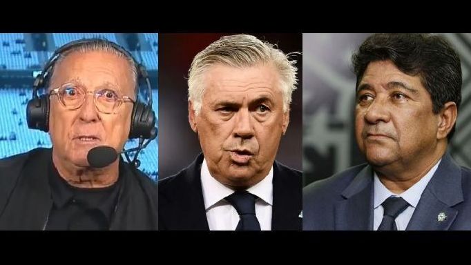 Galvão alerta sobre Ancelotti na Seleção: e se o Ednaldo cair?