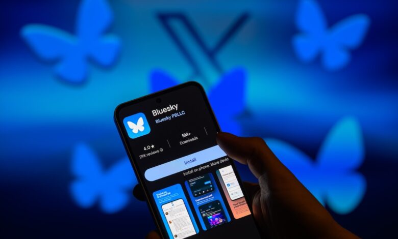 Bluesky conquista influencers enquanto X se mantém relevante
