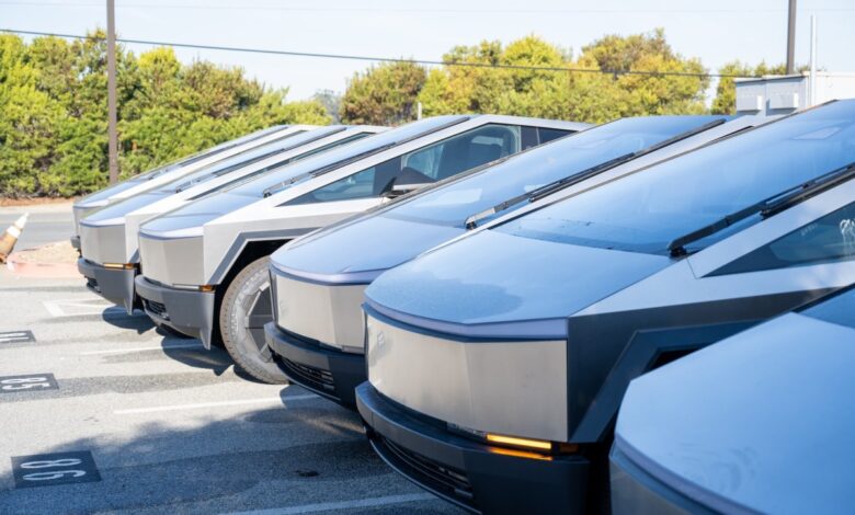 Tesla Cybertruck acumula unidades não vendidas em Detroit