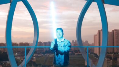 DIY de sabre de luz mostra que girar é um bom truque