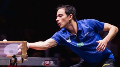 Hugo Calderano e An Jaehyun buscam vitória nas quartas do Mundial