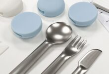 Design sustentável: kit de talheres portátil para aventura