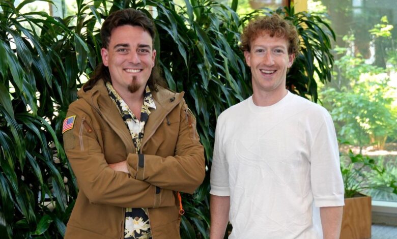 Zuckerberg e Luckey se reúnem no debate sobre VR e cultura