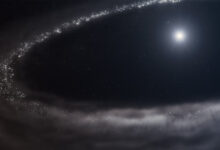 Webb Detects Crystalline Water Ice in Debris Disk around Young, Sun-Like Star