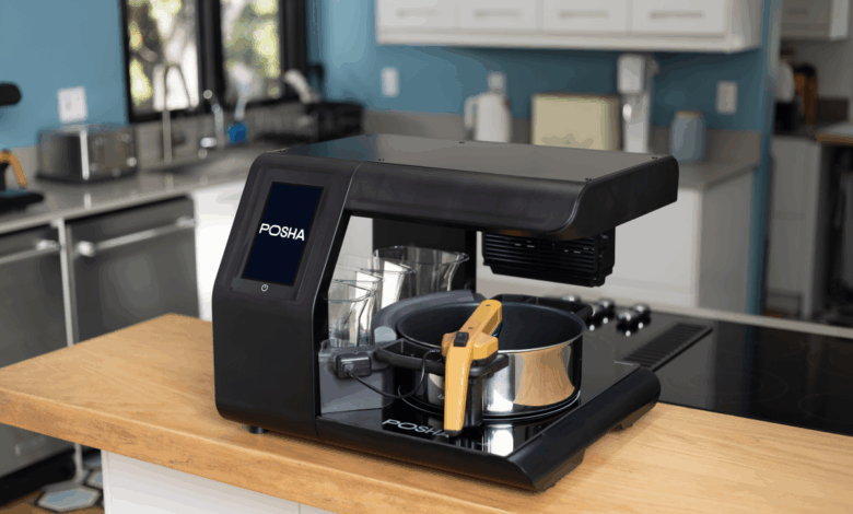Startup Posha lança robô de bancada que cozinha refeições