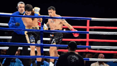 Duda Nagle sofre derrota para Popó no boxe no Fight Music Show