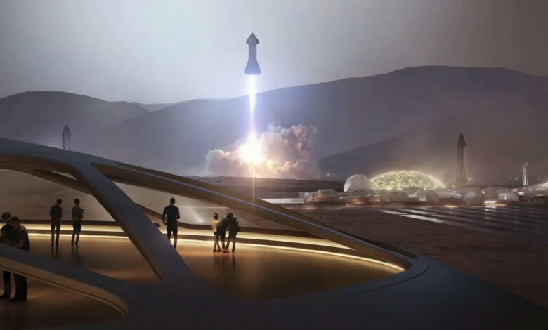 SpaceX planeja missão com foguete para colonizar Marte