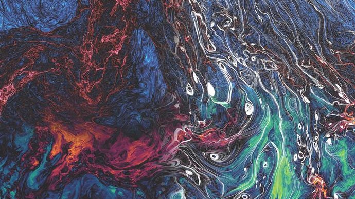 NASA revela simulação de arte cósmica em gases da galáxia