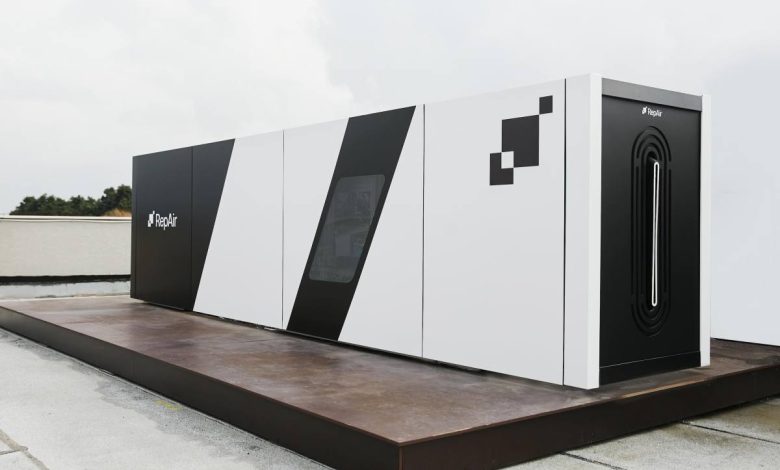 RepAir Carbon desenvolve máquinas de remoção de carbono para economia-verde