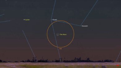 NASA observa Júpiter e a Lua em rara conjunção em 27 de maio