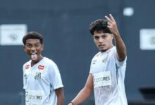 Santos vence no sub-20 com gol do filho de Robinho