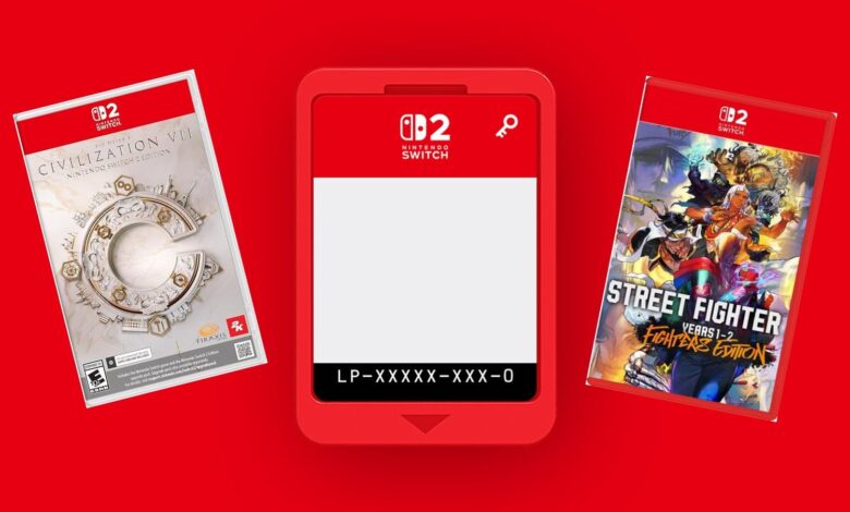 Switch 2 pode ter jogos físicos apenas como downloads