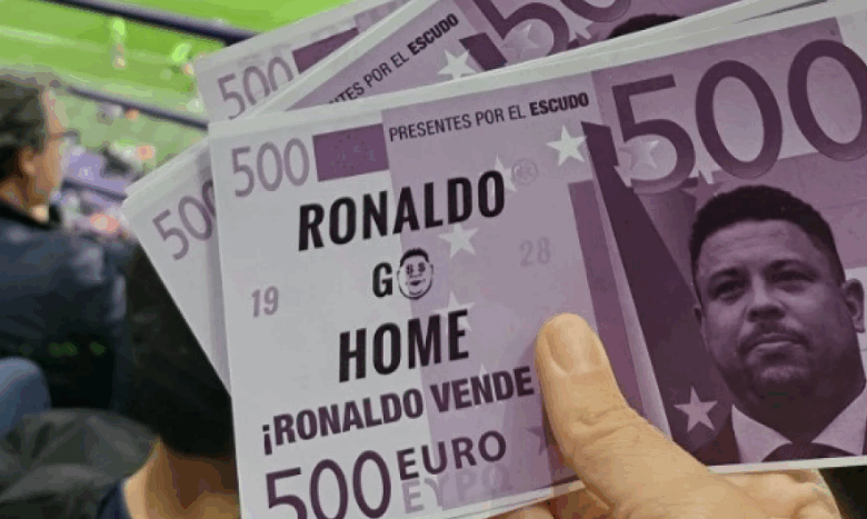 Ronaldo vira alvo da torcida do Valladolid após derrota
