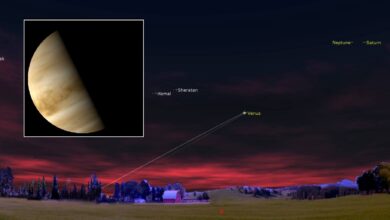 NASA observa Vênus em sua órbita máxima do Sol neste fim de semana