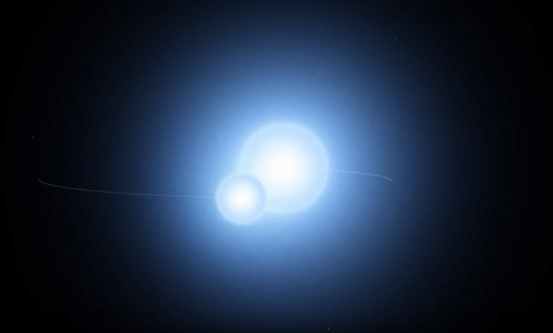 Astrônomos descobrem órbita singular em sistema de estrelas duplas