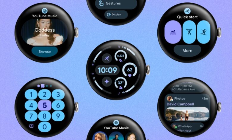 Google lança Wear OS 6 com design Material 3 atualizado