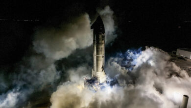SpaceX lança foguete Starship Flight 9 em 27 de maio