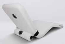Design sustentável cria Air Lounger ergonômico que dobra como tapete de yoga