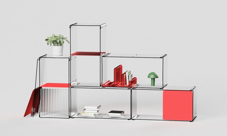 Mobiliário modular transforma espaços com design minimalista