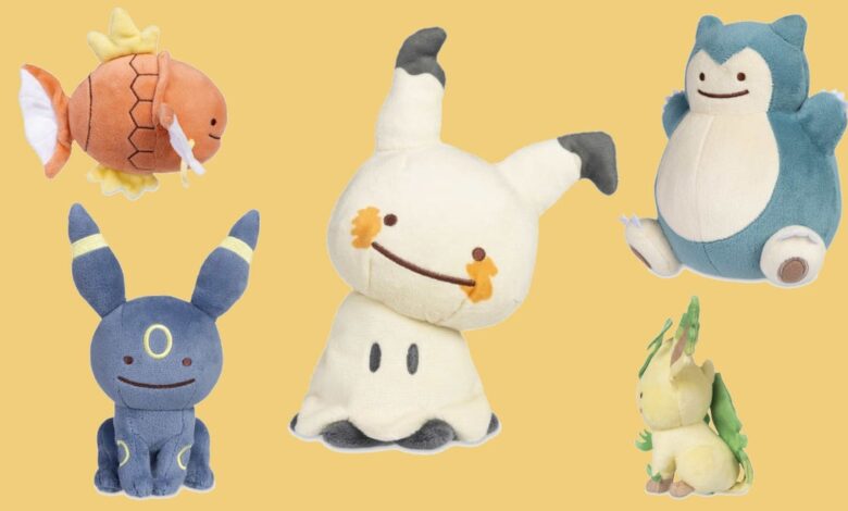 Pokemon lança nova coleção de pelúcias de Ditto e games em alta