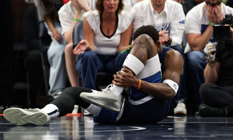 Timberwolves vencem, mas Anthony Edwards se lesiona