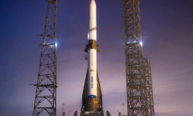 Blue Origin prepara segundo lançamento espacial New Glenn em late spring