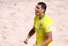 Brasil conquista título e vence Belarus no futebol de areia