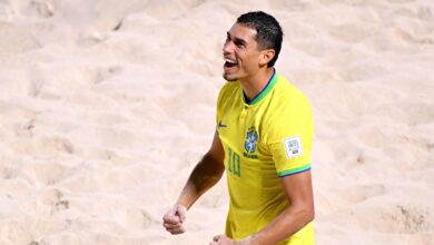 Brasil conquista título e vence Belarus no futebol de areia
